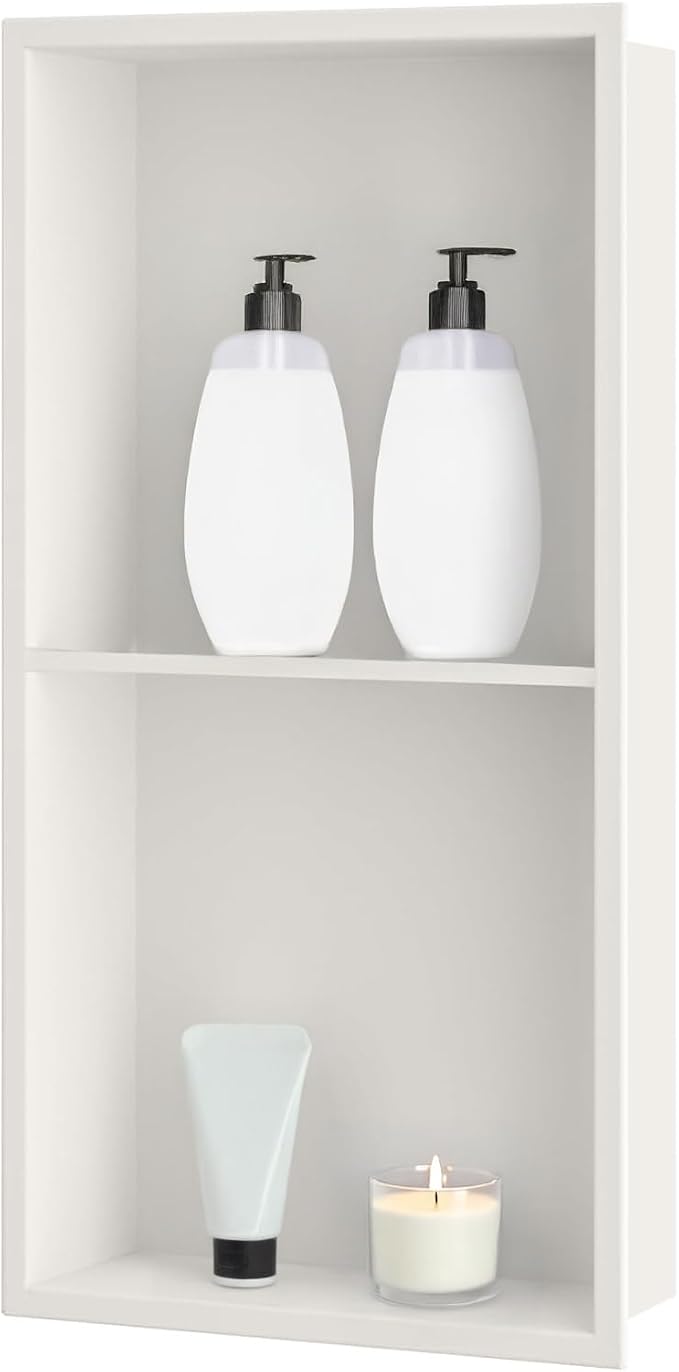 SaniteModar Shower Niche, Stainless Steel Niche by SaniteModar