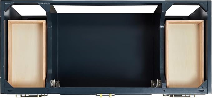 ARIEL Stafford 48" Midnight Blue Bathroom Vanity Base Cabinet, Single Sink - Image 9