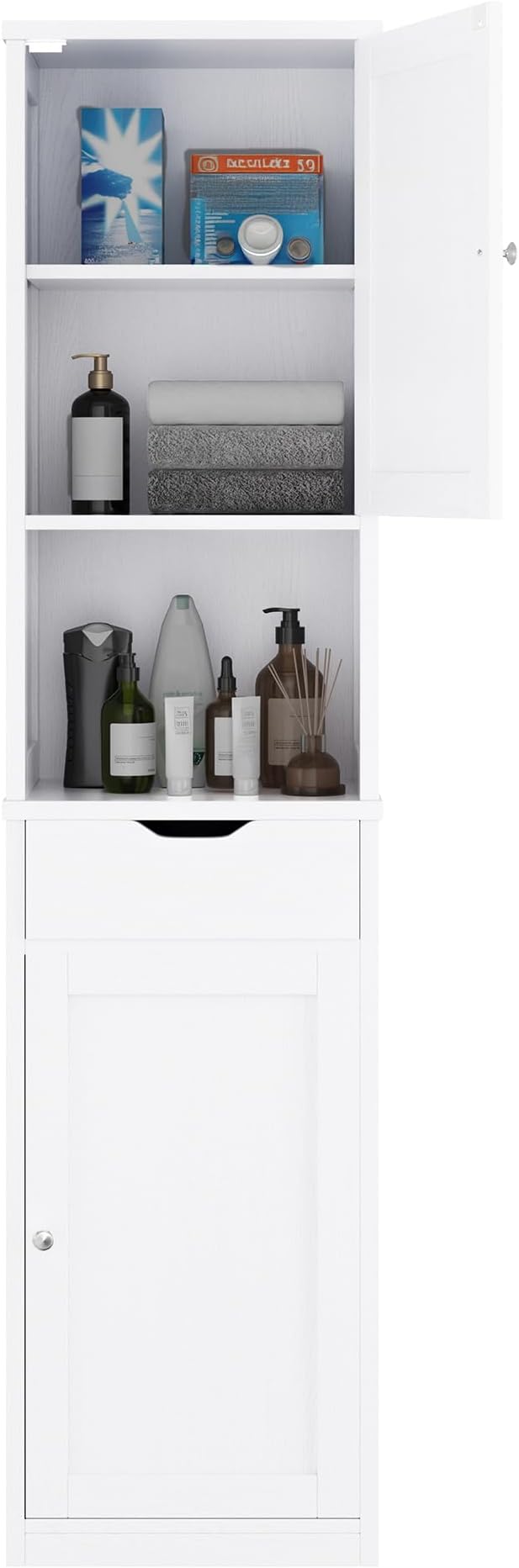 Walsunny Tall Bathroom Storage Cabinet - Image 6