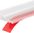 98Inch Shower Threshold Water Dam, Self-Adhesive Silicone Shower Barrier Water by Zehiels