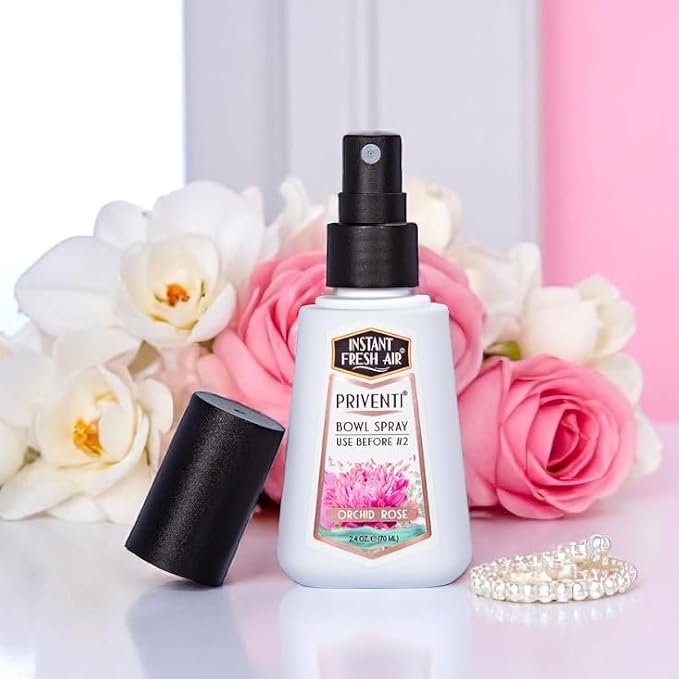Signature PRIVENTI for Women Toilet Spray, Orchid Rose Scent Bathroom Spray - Image 6