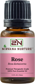 Rose Essential Oil 100% Pure Premium Therapeutic Grade, Undiluted by NirvanaNurture
