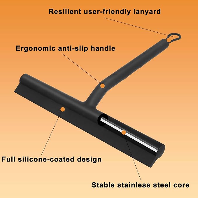 Squeegee for Shower Glass Doors, Resilient Loop - Image 2