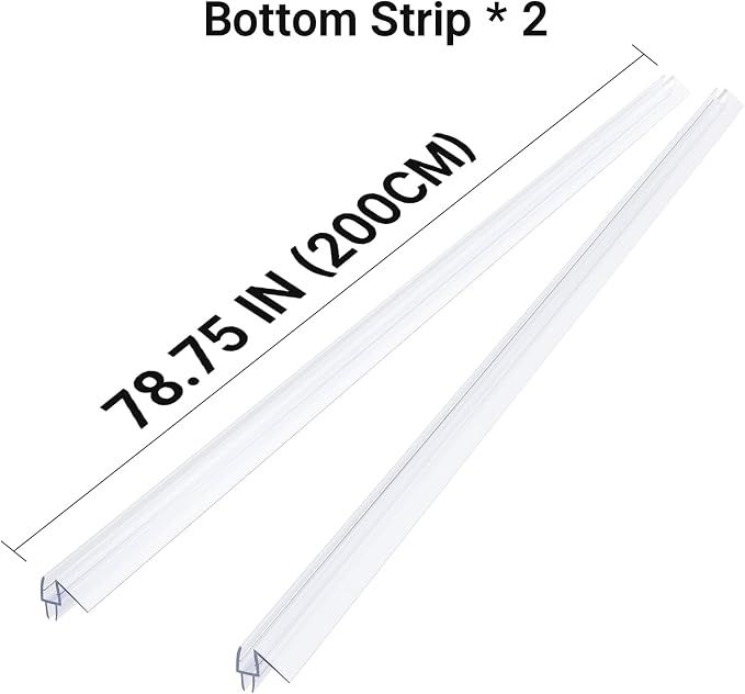 AmazerBath Shower Door Bottom Seal 39 inch - Image 7