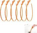 6PCS 25inch Drain Clog Remover Tool, hair clog remover tool, sink snake drain by Polawind
