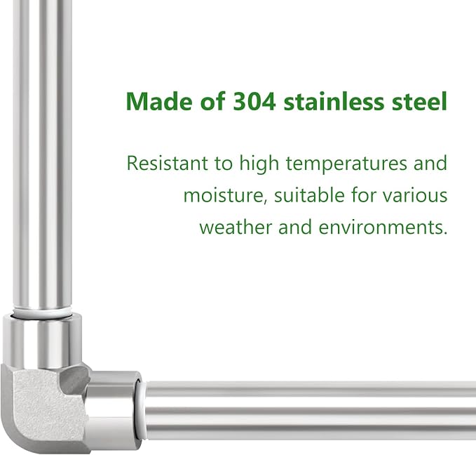 TAISHER 2PCS Stainless Steel Pipe Fittings - Image 7