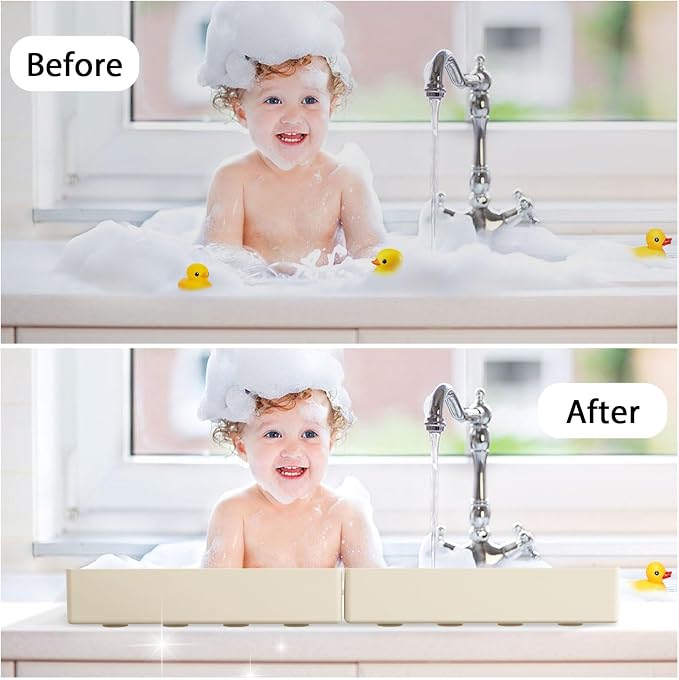 Roslim 2Pack Silicone Tub Water Splash Guard - Image 6