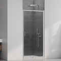 31-33" W x 72" H Pivot Swing Glass Shower Doors, 180° Rotating Retractable by ShowerDoor