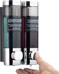Shampoo and Conditioner Dispenser, GlintGath Shower Dispenser 2 Chamber No by GlintGath