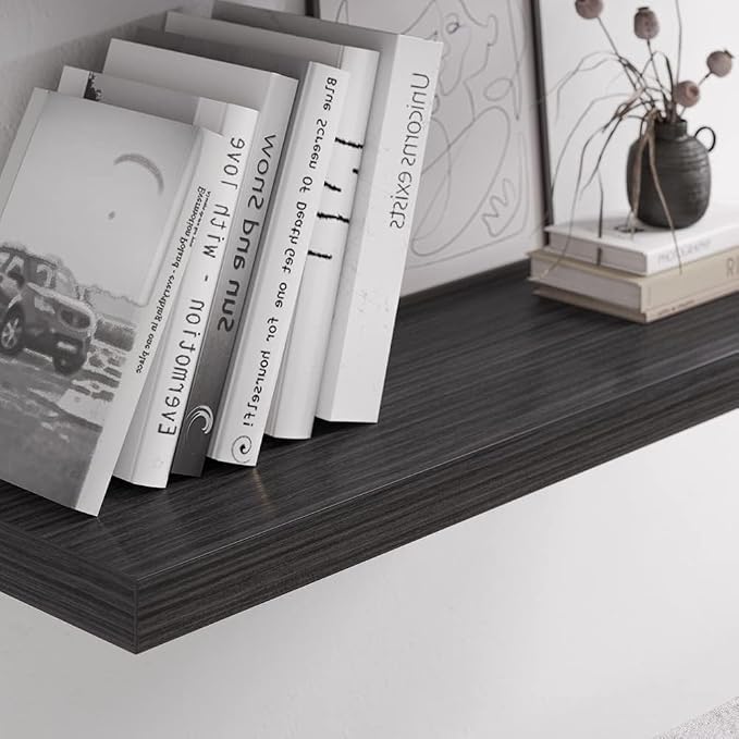 Floating Shelf, 36 in W x 12.75 in D x 2 in H Wooden Floating Wall Shelf - Image 5