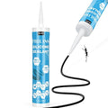 PAULINN Silicone Sealant Black, 100% Silicone Caulk Waterproof by PAULINN