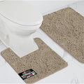 GORILLA GRIP Bathroom Rug Sets, Soft Chenille 2 Piece Area Rugs Set, Toilet by GorillaGrip