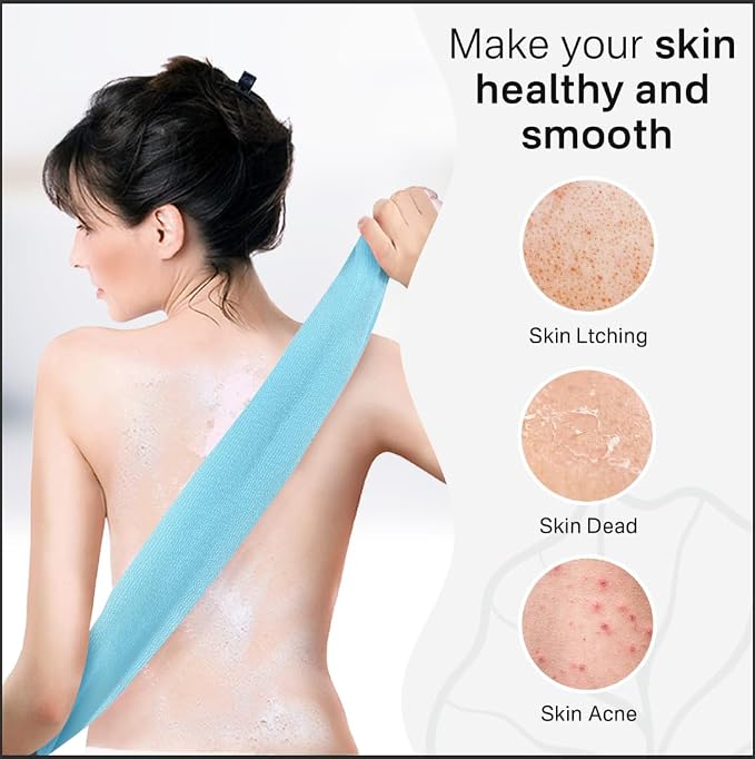 Yiclick 2 Pack Exfoliating Washcloth Towel - Image 3