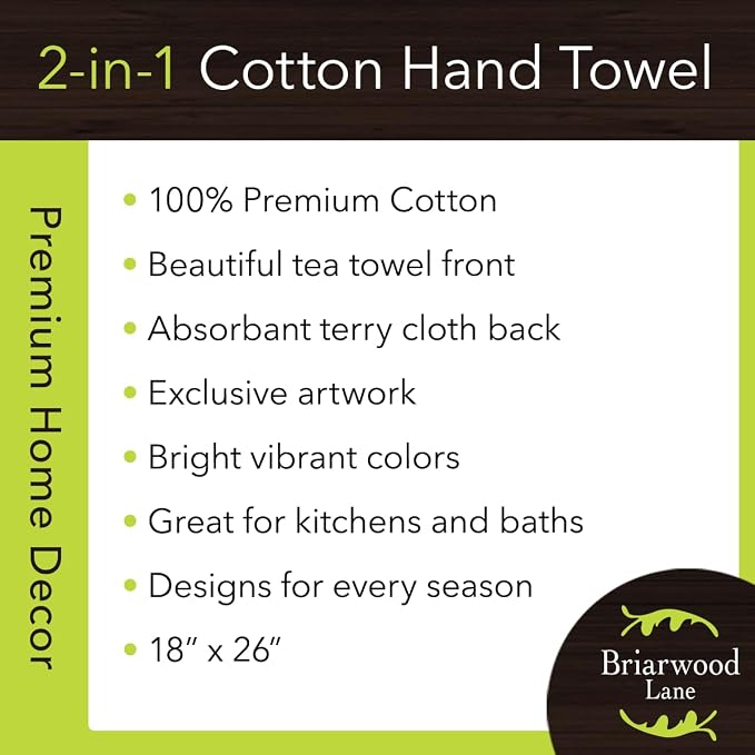 Briarwood Lane Winter Wreath Hand Towel - Image 4