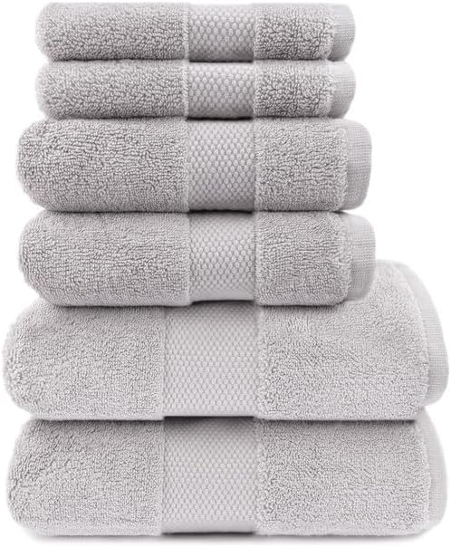 Maisonette Elegance 100% Organic Cotton Turkish Bathroom Towels Set, Ideal by MAISONETTE