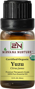 Yuzu Essential Oil USDA Certified Organic, 100% Pure Natural Premium Grade by NirvanaNurture