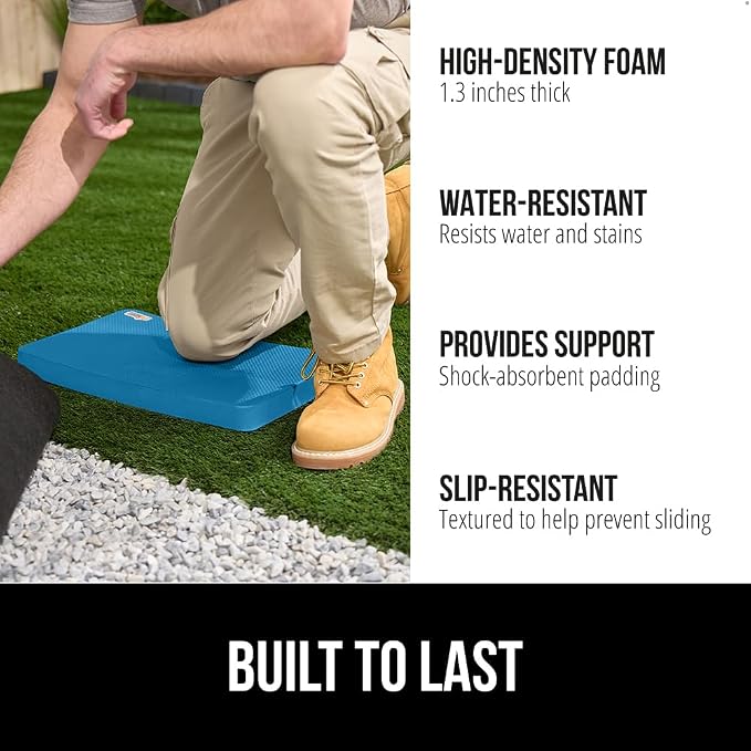 GORILLA GRIP Extra Thick Patent Pending Soft Foam Kneeling Pad, 2 PK, - Image 2