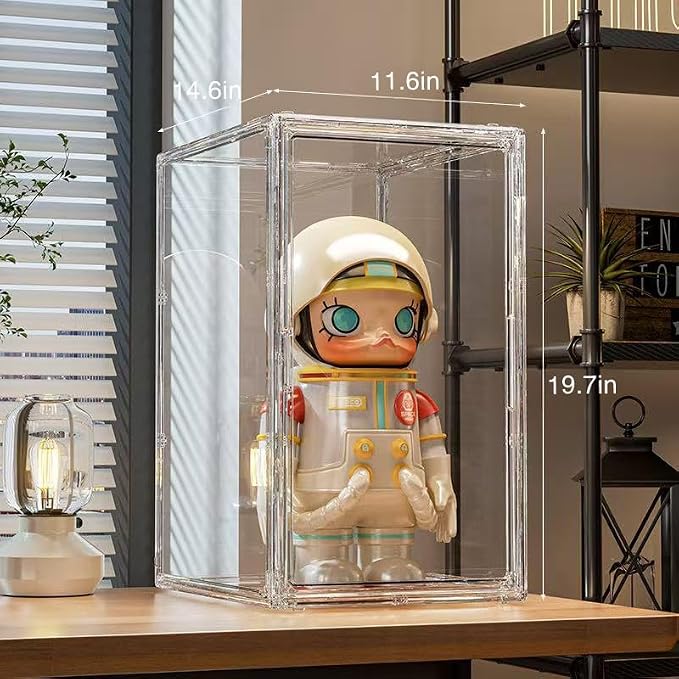Extra Large 19.7"X14.6"X11.6" Acrylic Display Case - Image 3