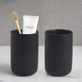 Matte Black Toothbrush Holders for Bathrooms by BSDISP