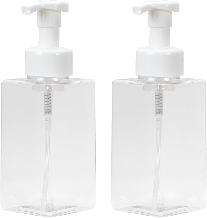 Ginger Lily Farms Foaming Soap Dispenser, Refillable Plastic Pump Bottles by GingerLilyFarms