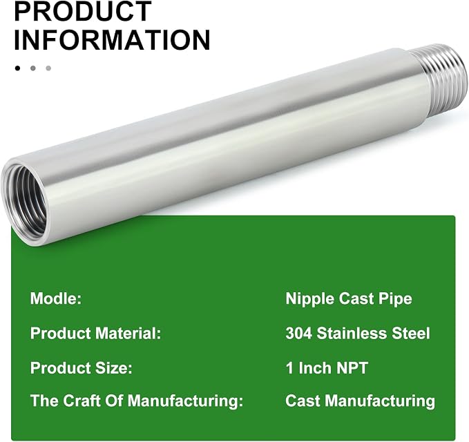 TAISHER 2PCS Stainless Steel Pipe Fittings - Image 5