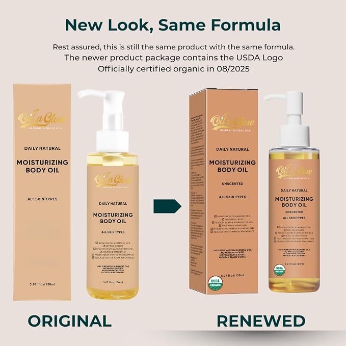 USDA Certified 100% Organic Pure Natural Hydrating Body Oil After Shower - Image 2