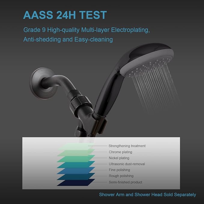 OFFO Shower Head Holder with Solid Metal Ball - Image 6