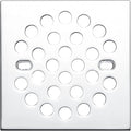 RRAJJ Square Improve 4-1/4 Inch Screw-in Shower Floor Drain Grate Strainer by RRAJJ
