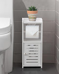 AOJEZOR Toilet Paper Holder Stand: Free Standing PVC Bathroom Cabinet by AOJEZORBathroomCabinets