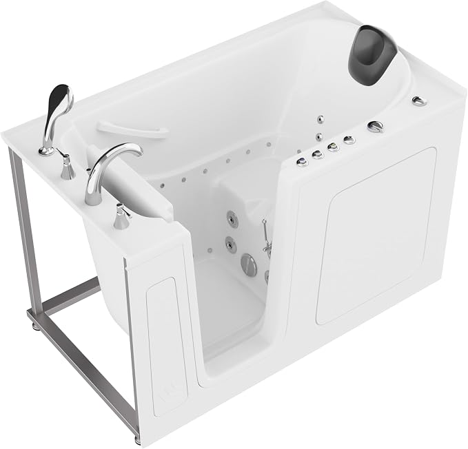 ANZZI Tubs Series Left Drain Quick Fill Walk-In Whirlpool and Air Tub - Image 10