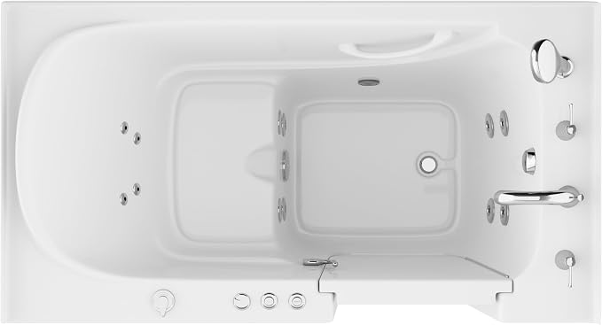 ANZZI Tubs Series Right Drain Quick Fill Walk-In Whirlpool Tub - Image 2