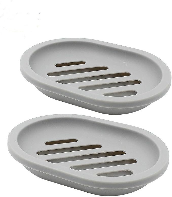Topsky 4pcs Soap Dish with Drain, Soap Holder, Soap Saver, Easy Cleaning - Image 9