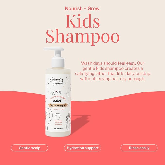 Cristina's Curls Kids Shampoo And Deep Conditioner Set – Gentle Cleanse And - Image 2