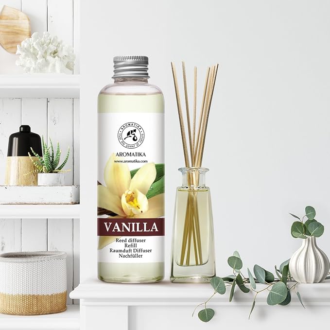 Vanilla Diffuser Refill w/Natural Essential Vanilla Oil 6.8 Fl Oz - Image 4