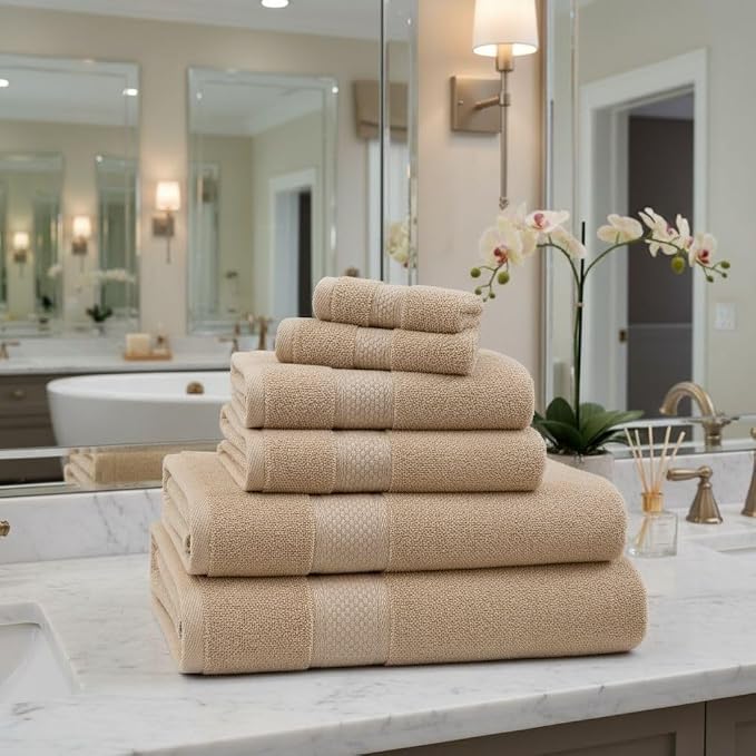 BAGNO MILANO Turkish Towels, Ultra Soft, Plush Luxury Turkih Cotton Bath Towels - Image 6