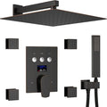 Shower System Oil Rubbed Bronze Shower Faucet Set 12 Inch Wall Mounted Full by KATAIS