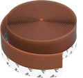 1.4in Brown Weather Stripping Door Seal – Heavy-Duty Silicone, Strong Adhesive by WigtdaWeatherStripping