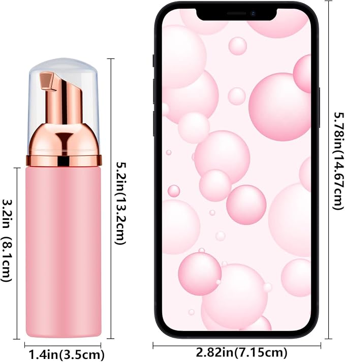 2 Oz Empty Foam Pump Bottle Travel Foaming Soap Dispenser - Image 6