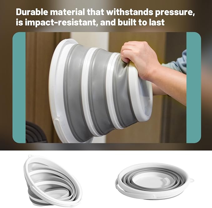 Collapsible Water Bucket – Portable, Fishing and Outdoor Activities - Image 3