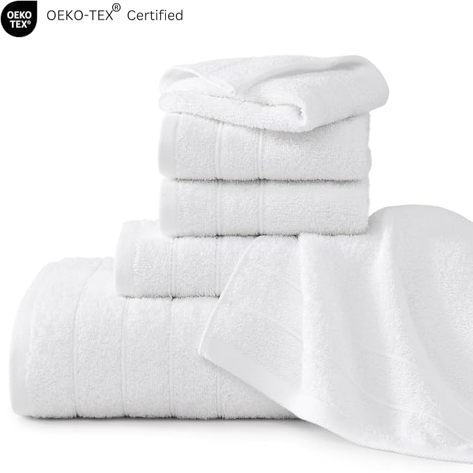 Casa Platino 100% Cotton Luxury Bathroom Towel Set - Image 3