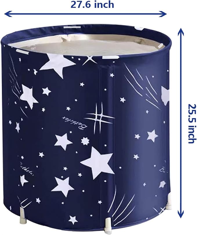 ptlsy Portable Bathtub, Japanese Soaking Bath Tub - Image 2