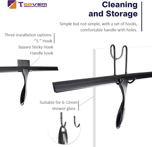 14'' Shower Squeegee, TOOVEM Squeegee - Image 2