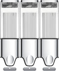 3-in-1 Quadrate Dispensers for The Shower, Shower soap Dispenser, Conditioner by EHORIA