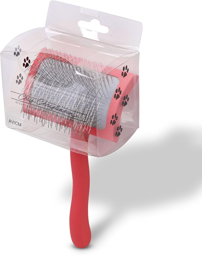 Chris Christensen Big G Dog Slicker Brush, Groom Like a Professional, Fluff - Image 8