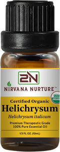 Helichrysum Essential Oil USDA Certified Organic, 100% Pure Natural Premium by NirvanaNurture