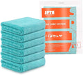 SPTA Microfiber Drying Towel Car Wash Drying Towel, 6 Pack Super Plush Edgeless by SPTA