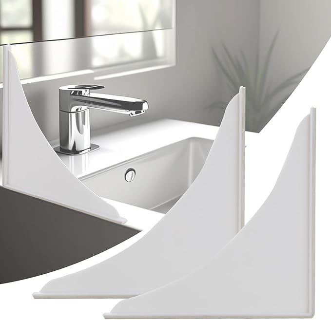 2 Pieces Bathtub Shower Splash Guards, Shower Water Guard by Unknown