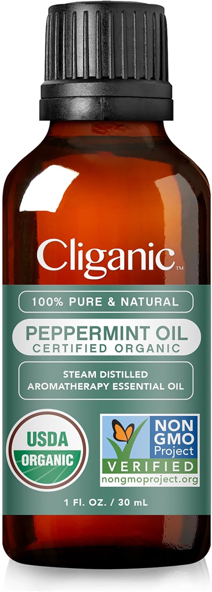 Cliganic Organic Peppermint Essential Oil, 1oz - Image 4