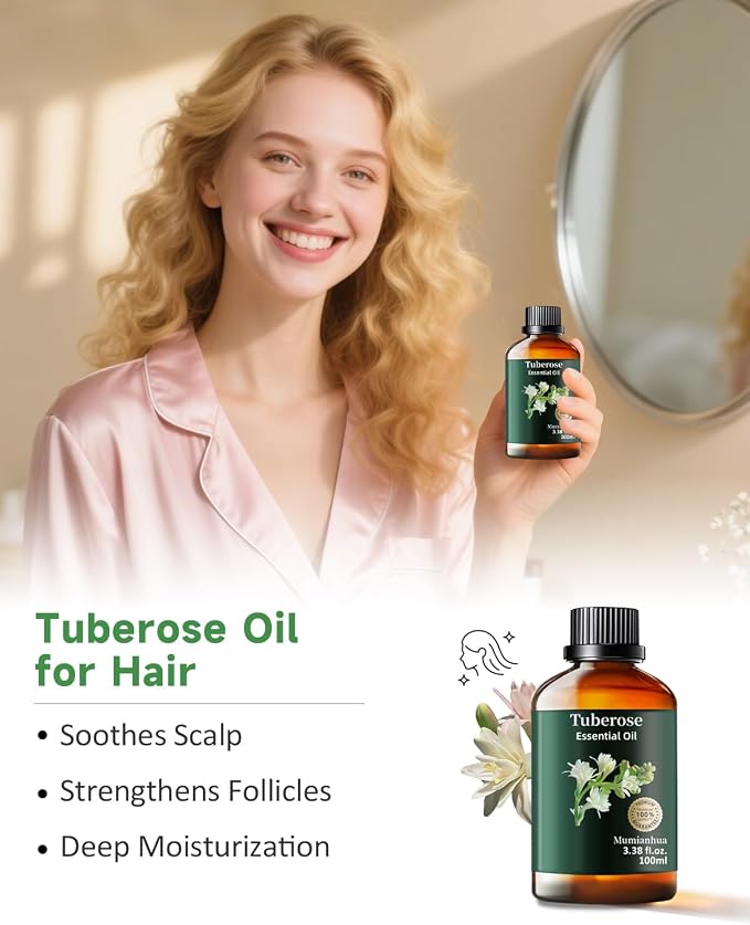 Mumianhua Tuberose Essential Oil 100% Pure Therapeutic Grade Natural Flower - Image 4