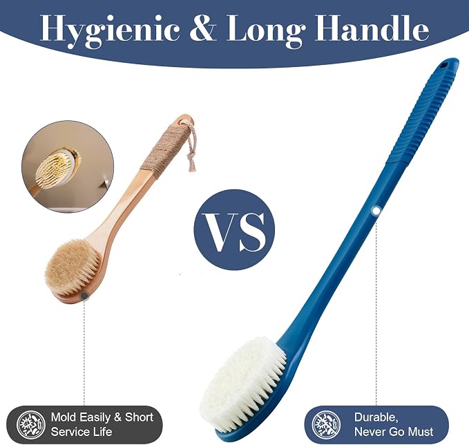 Back Scrubber for Shower, Shower Body Brush for Cleaning - Image 6
